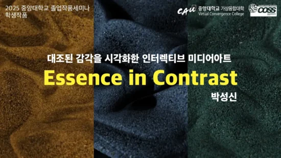 [Graduation Project Seminar] Essence in Contrast _ Sung Shin Park